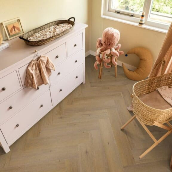 Ambiant Spigato Vivero visgraat click SRC dark oak