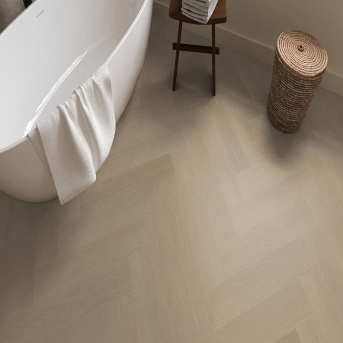 Ambiant Spigato Beige Herringbone 