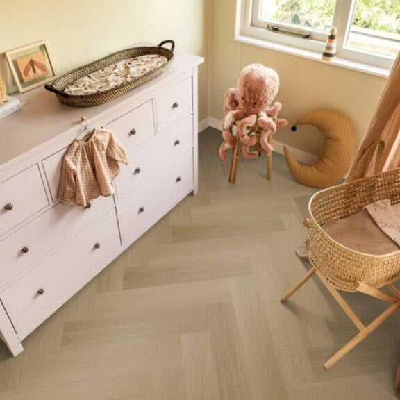 Ambiant Spigato Beige Herringbone 