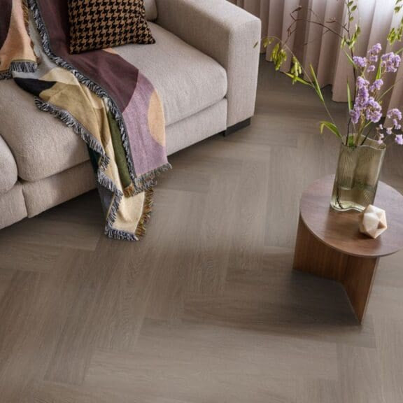 Ambiant Spigato Beige Herringbone 