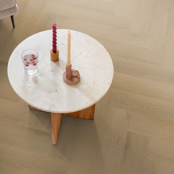 Spigato Navaro Fischgrätmuster Klick Eiche hell