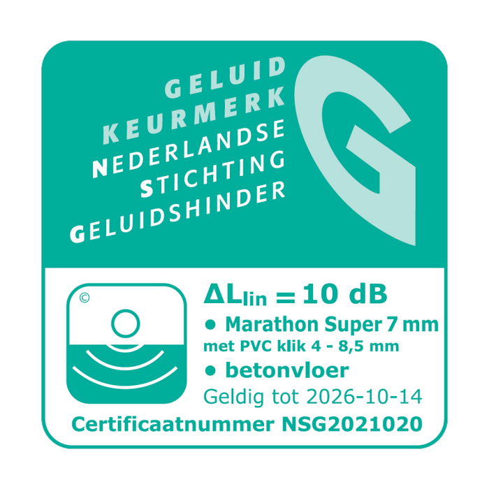 Marathon Super XPS ondervloer 7 mm