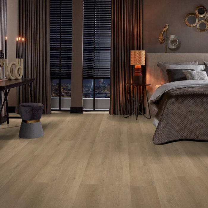 De Ambiant Espero Click SRC Warm Oak in een slaapkamer