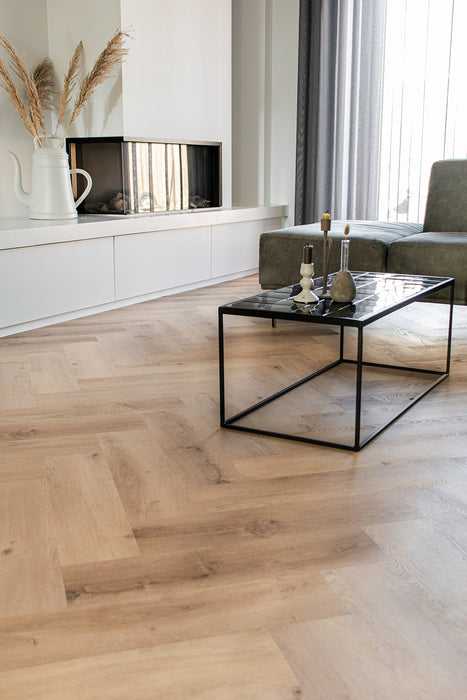 Gelasta - Vario Visgraat 5400 Prestige Oak Natural Rigid Click