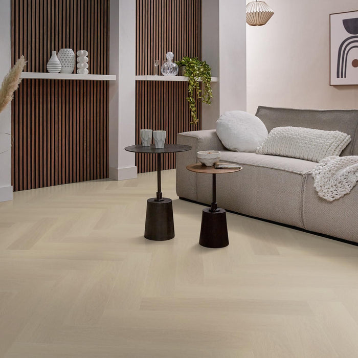 Ambiant Spigato Beige Herringbone 