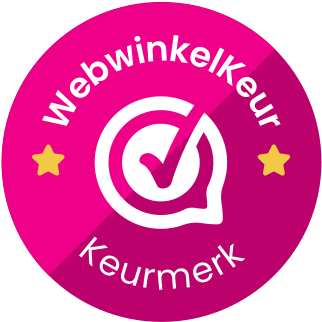 Roze Logo van Keurmerk Webwinkelkeur