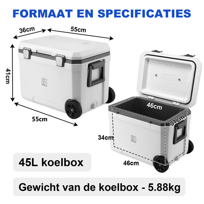 GRATIS - Koelbox 45L (NIEUW!) t.w.v. € 79,99