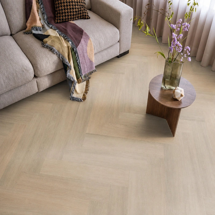 Ambiant - Spigato Viranto XL Visgraat Warm Beige Click SRC
